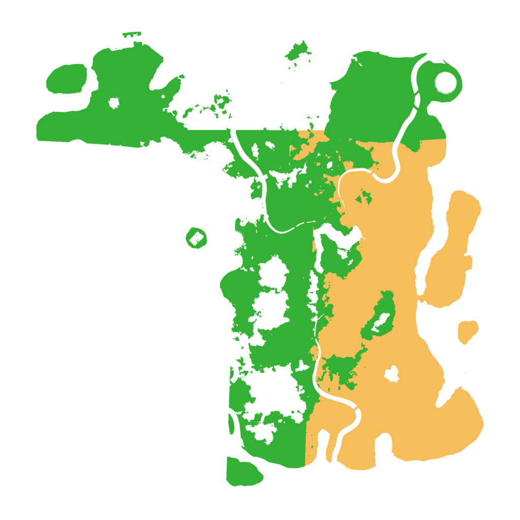 Biome Rust Map: Procedural Map, Size: 4250, Seed: 189832078