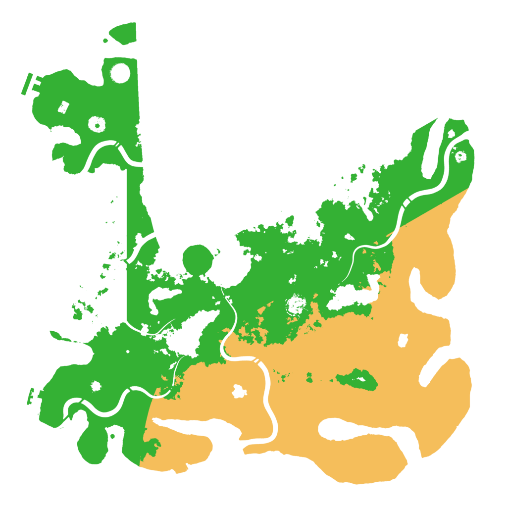 Biome Rust Map: Procedural Map, Size: 4500, Seed: 160010260