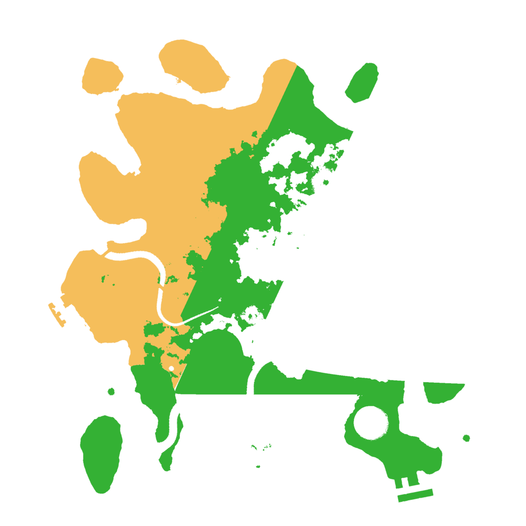 Biome Rust Map: Procedural Map, Size: 3000, Seed: 1632010522