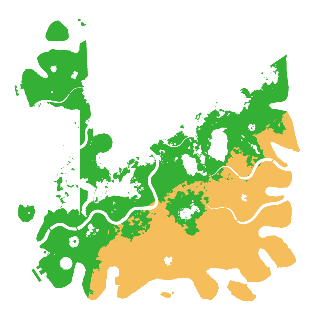 Biome Rust Map: Procedural Map, Size: 4500, Seed: 31339594