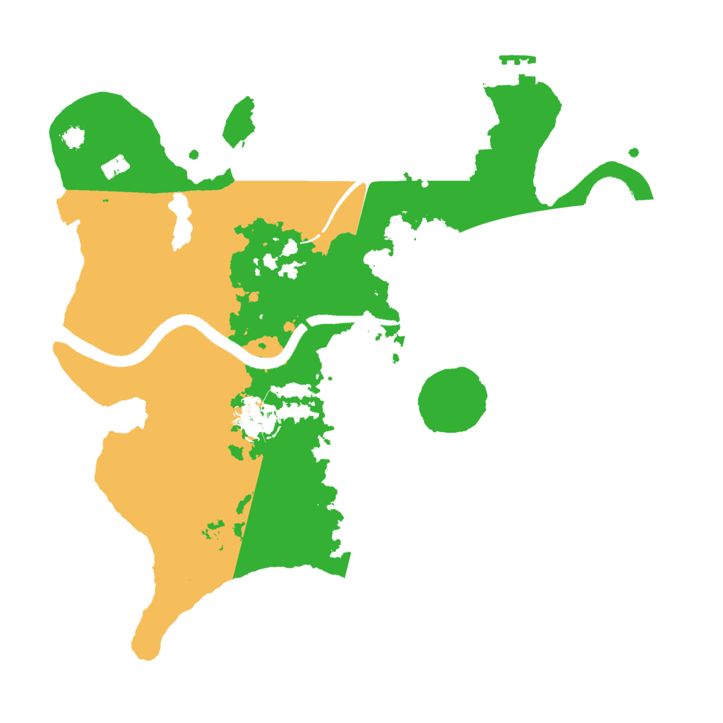 Biome Rust Map: Procedural Map, Size: 3000, Seed: 1615472342
