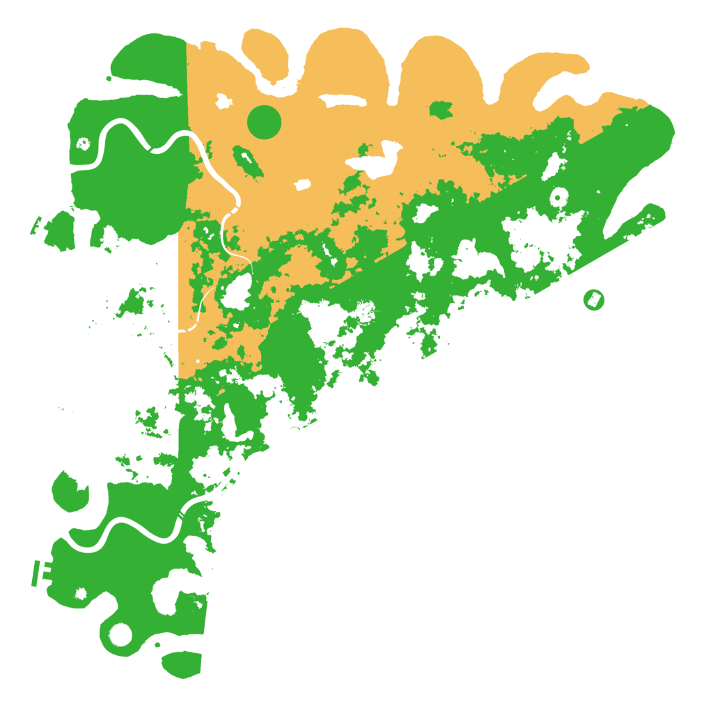 Biome Rust Map: Procedural Map, Size: 5500, Seed: 1240419547