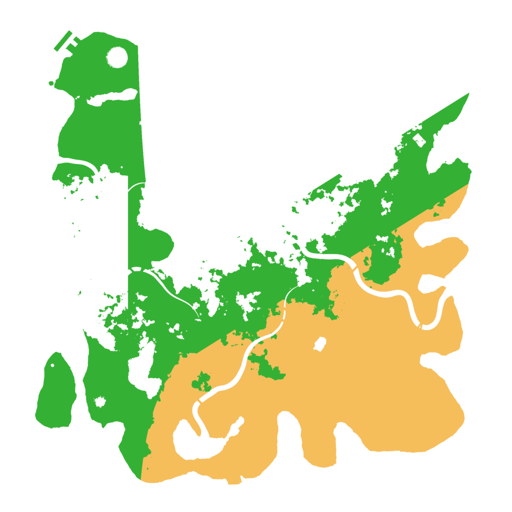 Biome Rust Map: Procedural Map, Size: 4300, Seed: 1243650392