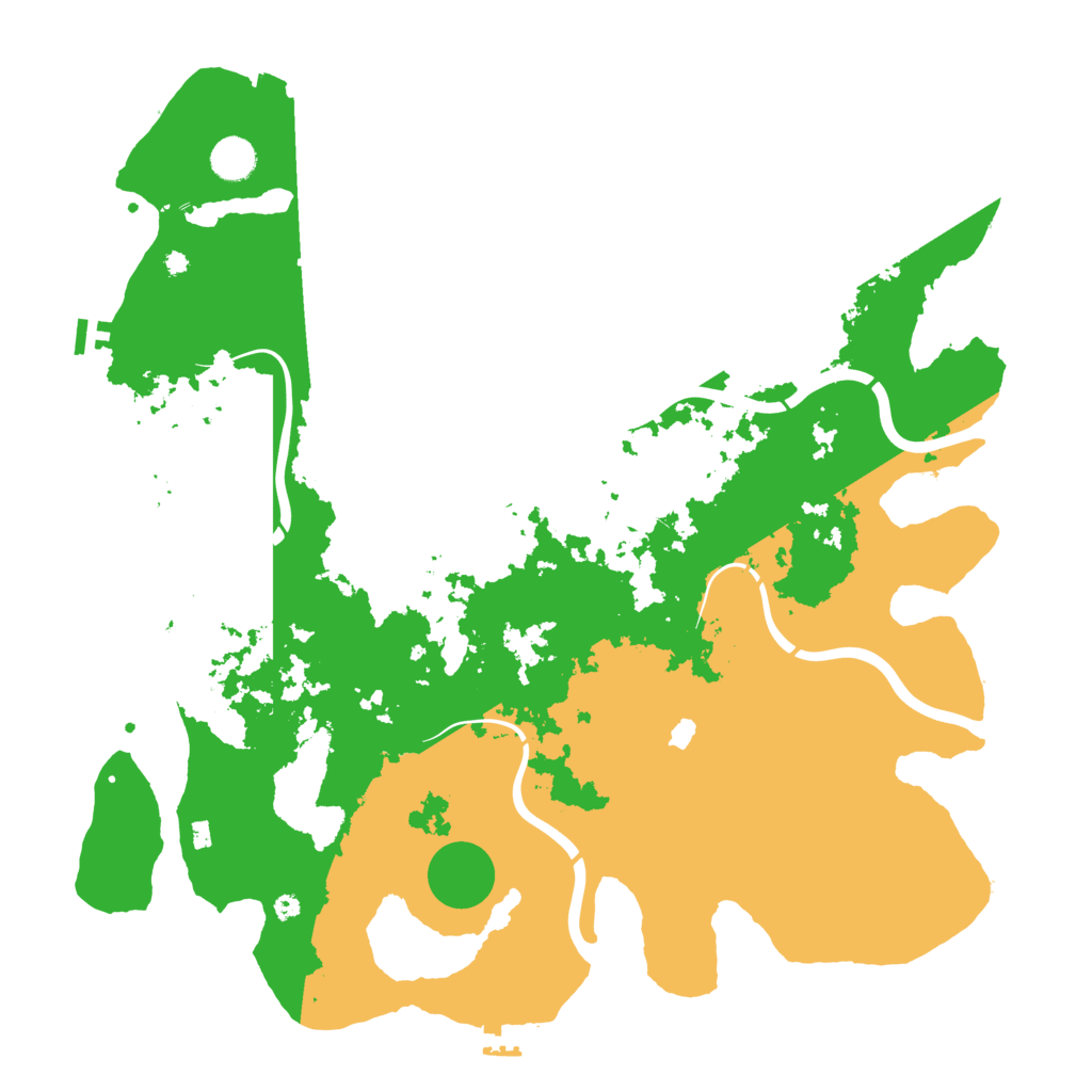 Biome Rust Map: Procedural Map, Size: 4300, Seed: 1243650392