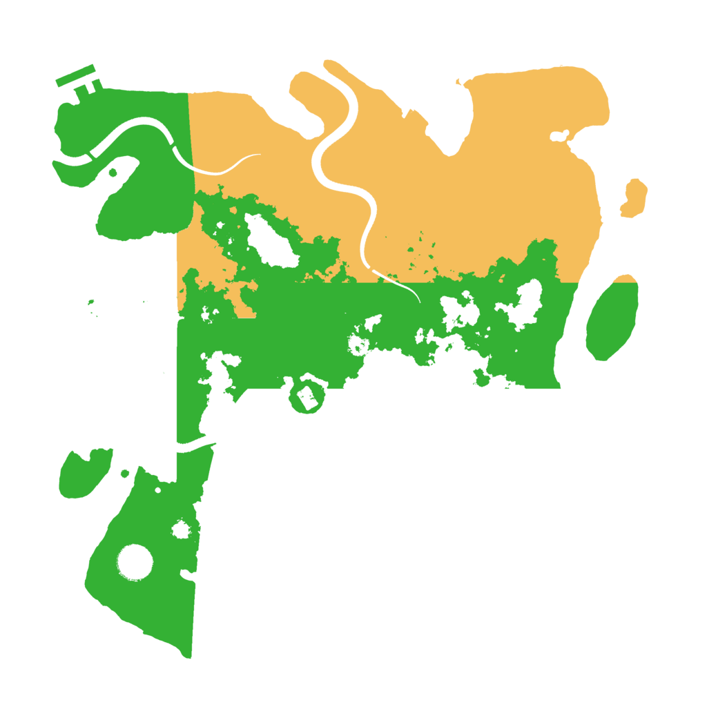 Biome Rust Map: Procedural Map, Size: 3500, Seed: 984812