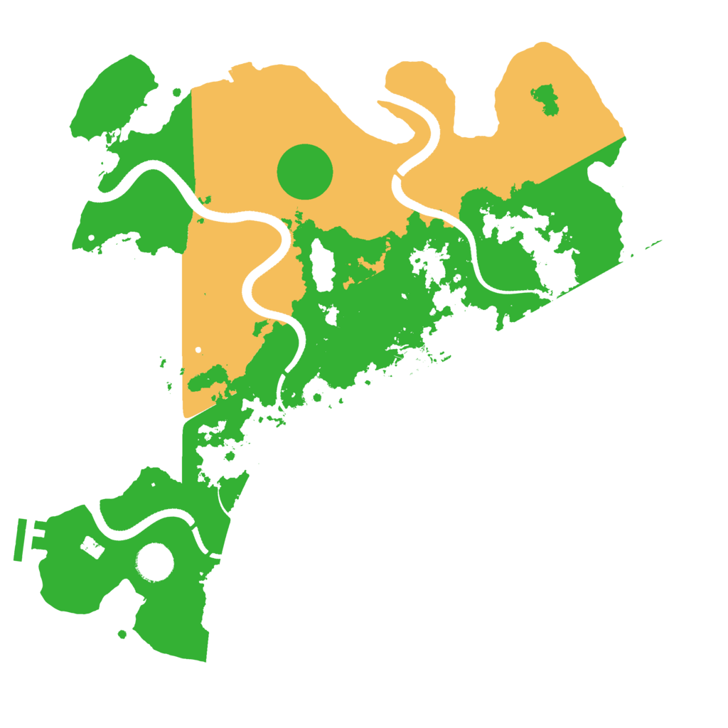 Biome Rust Map: Procedural Map, Size: 3450, Seed: 198423304