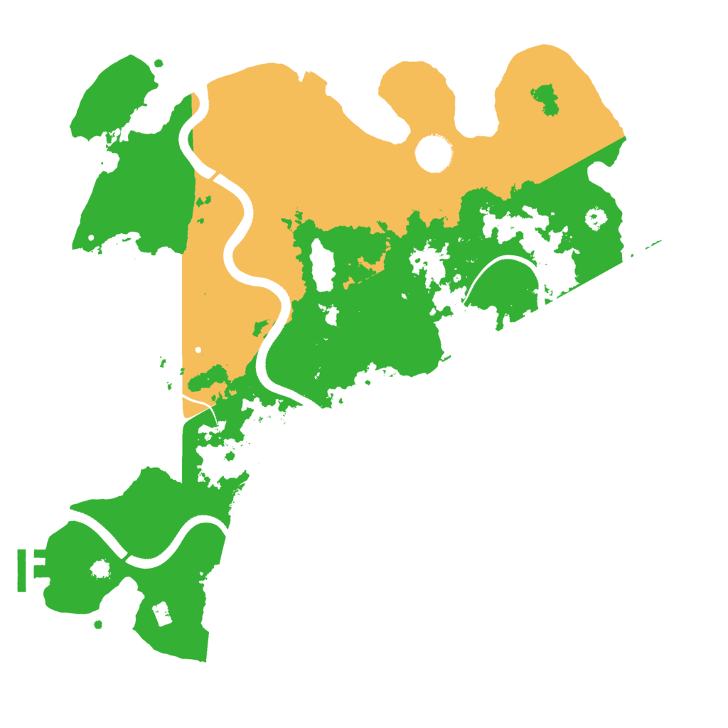 Biome Rust Map: Procedural Map, Size: 3450, Seed: 198423304