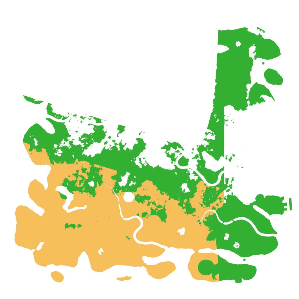 Biome Rust Map: Procedural Map, Size: 5000, Seed: 795271889