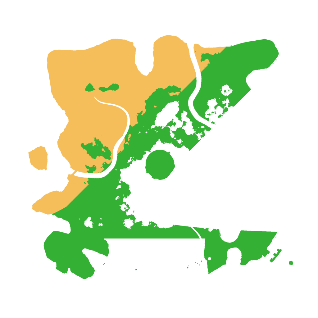 Biome Rust Map: Procedural Map, Size: 3000, Seed: 1063863125