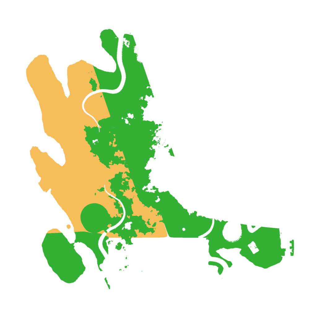 Biome Rust Map: Procedural Map, Size: 3000, Seed: 1044088265