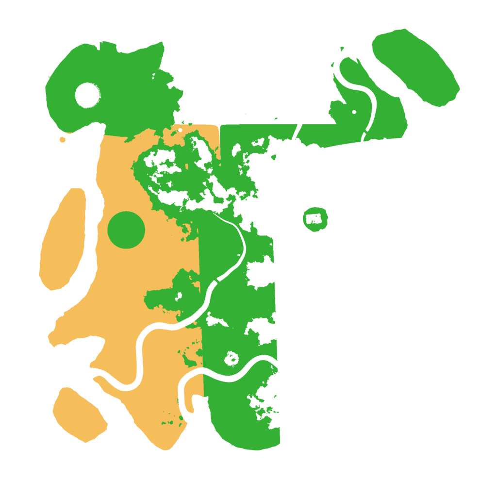 Biome Rust Map: Procedural Map, Size: 3500, Seed: 901828