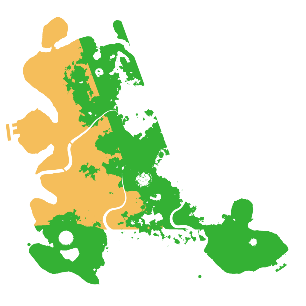 Biome Rust Map: Procedural Map, Size: 3750, Seed: 2086531359