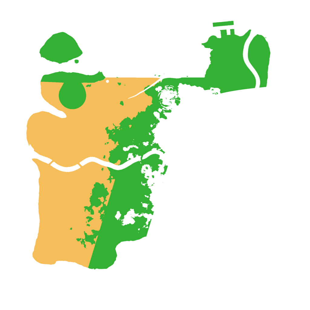 Biome Rust Map: Procedural Map, Size: 3000, Seed: 9769864