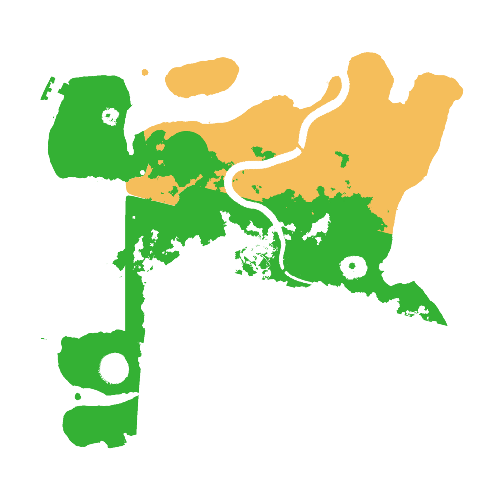 Biome Rust Map: Procedural Map, Size: 3000, Seed: 12335