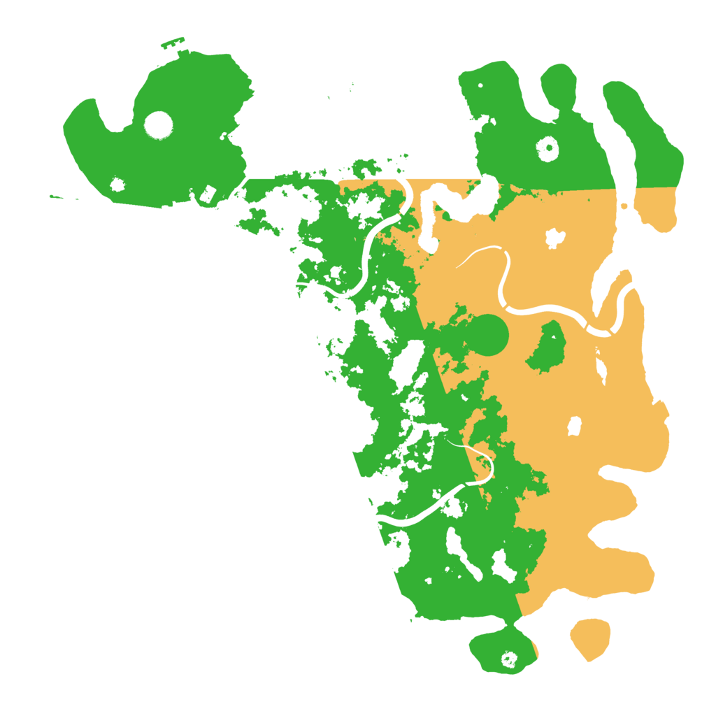 Biome Rust Map: Procedural Map, Size: 4500, Seed: 1374438233