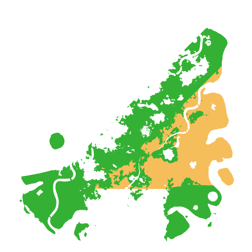 Biome Rust Map: Procedural Map, Size: 4500, Seed: 331180