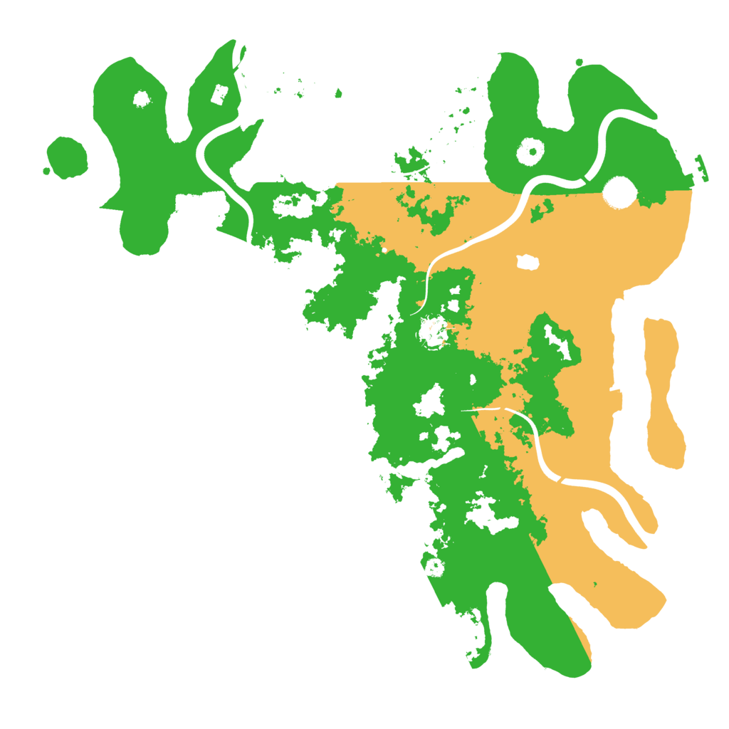 Biome Rust Map: Procedural Map, Size: 4000, Seed: 51509