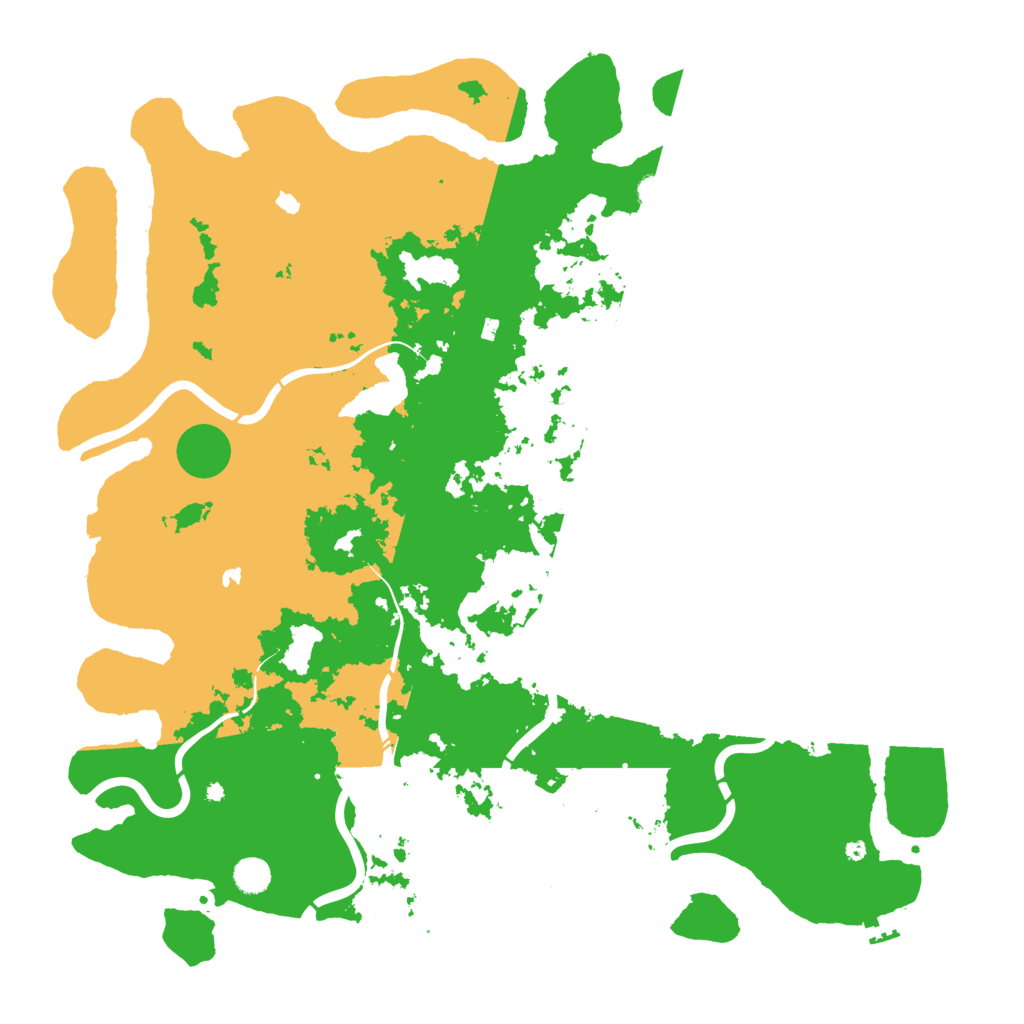 Biome Rust Map: Procedural Map, Size: 5000, Seed: 374435033