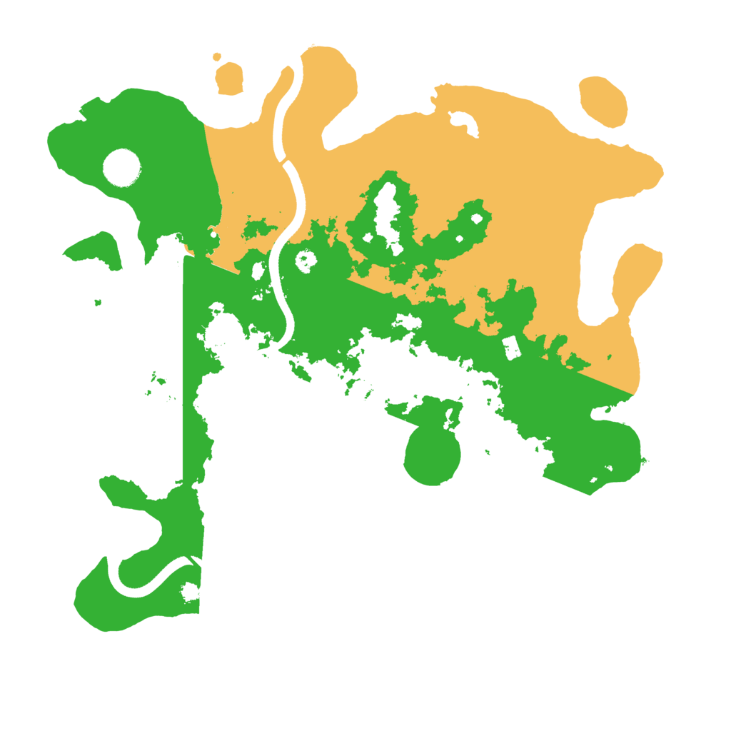 Biome Rust Map: Procedural Map, Size: 3500, Seed: 881110049