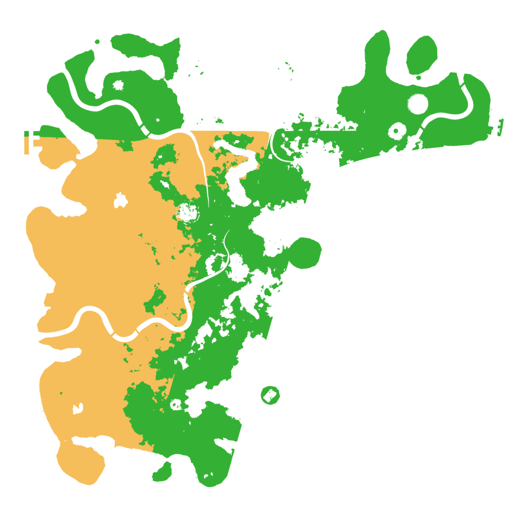 Biome Rust Map: Procedural Map, Size: 4500, Seed: 38741355