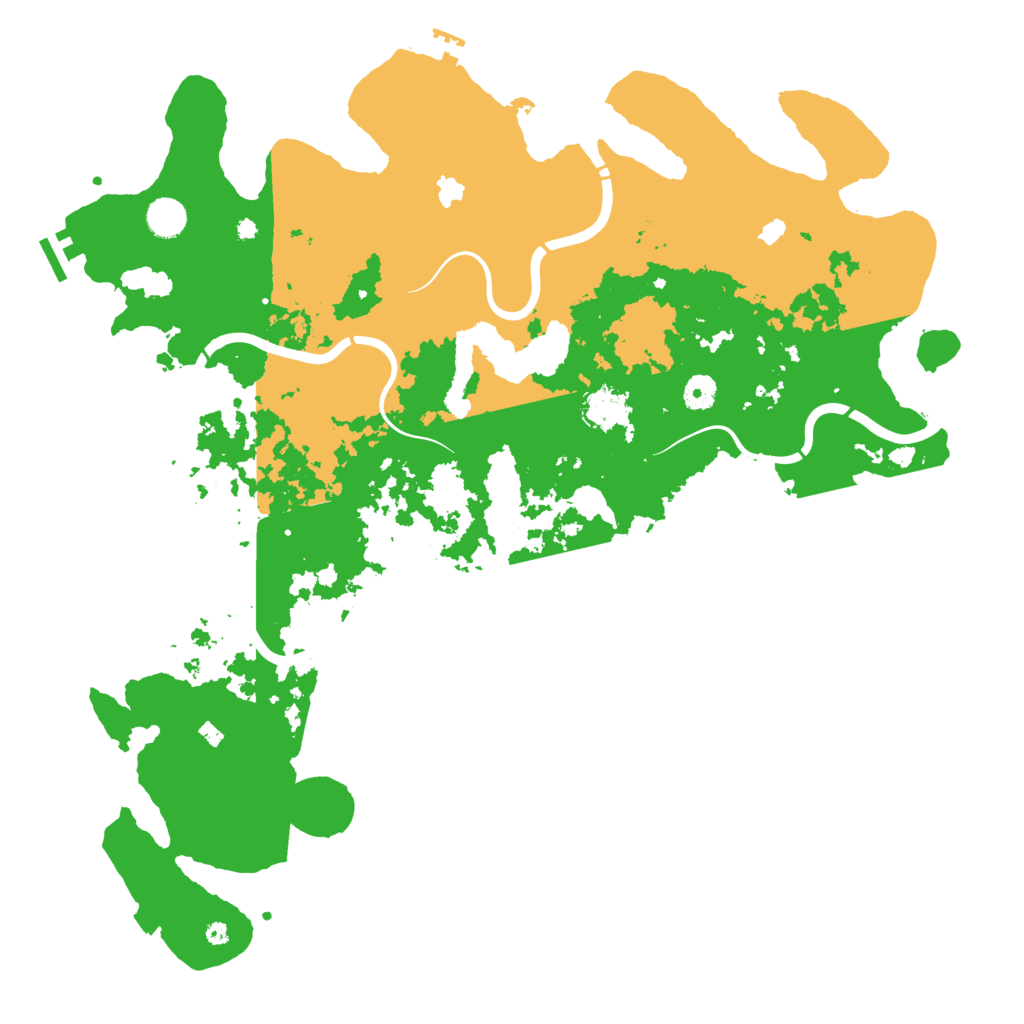 Biome Rust Map: Procedural Map, Size: 4500, Seed: 1802952804