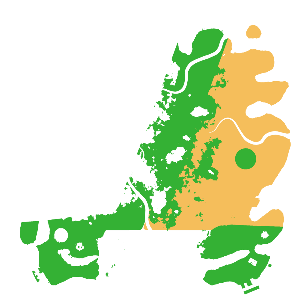 Biome Rust Map: Procedural Map, Size: 3850, Seed: 1815661568