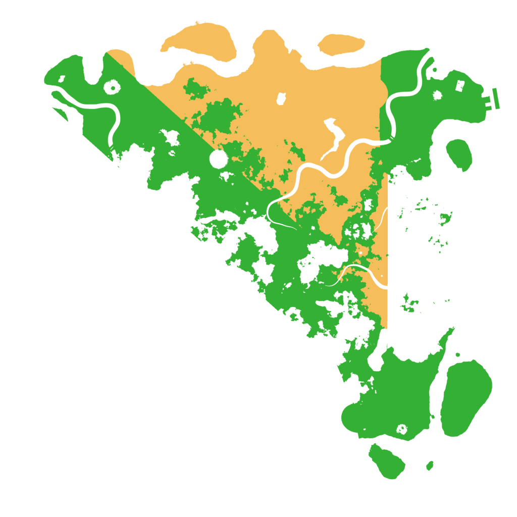 Biome Rust Map: Procedural Map, Size: 5000, Seed: 4367