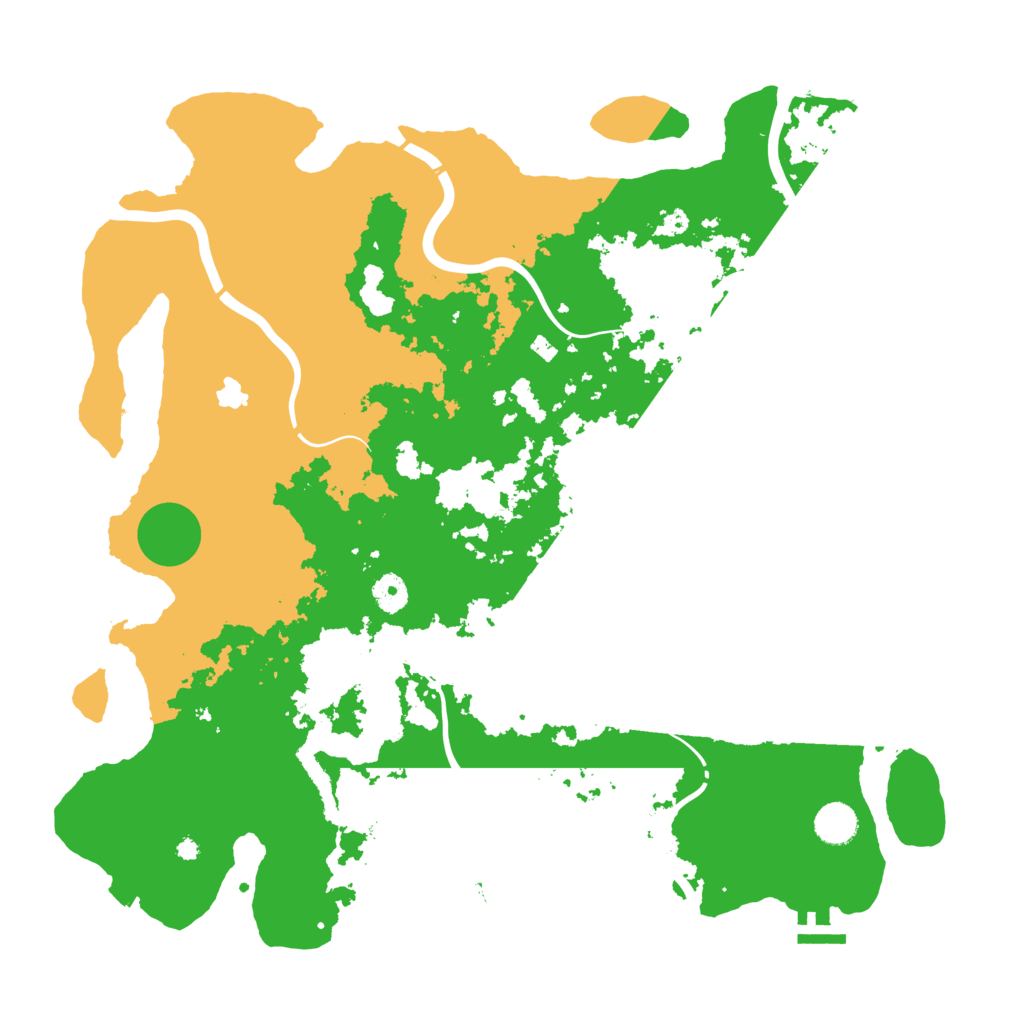 Biome Rust Map: Procedural Map, Size: 4250, Seed: 957047497