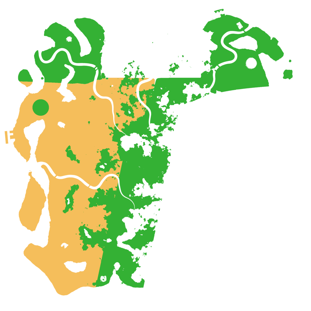 Biome Rust Map: Procedural Map, Size: 5000, Seed: 171866072