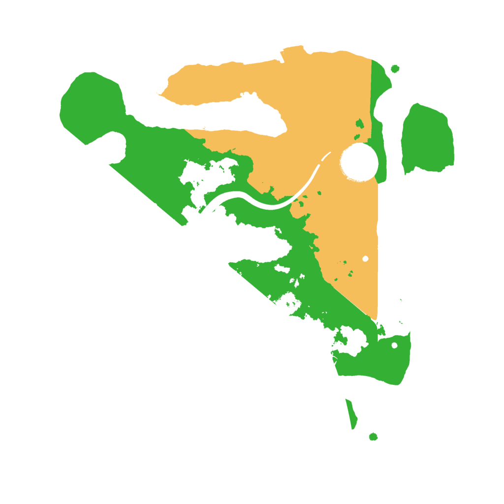 Biome Rust Map: Procedural Map, Size: 2500, Seed: 772689164