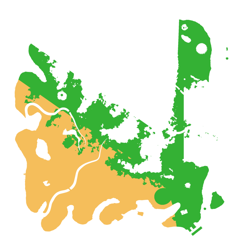 Biome Rust Map: Procedural Map, Size: 4000, Seed: 612727151