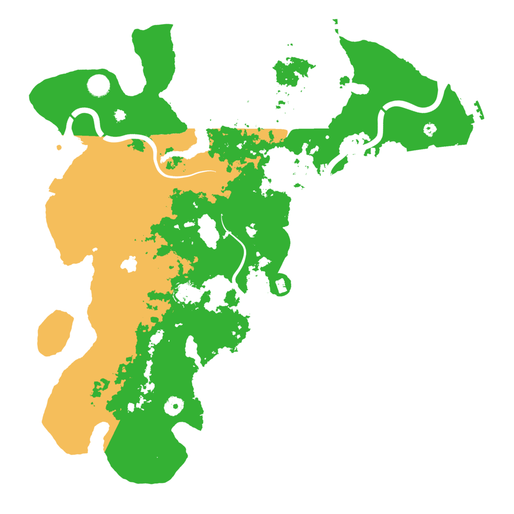 Biome Rust Map: Procedural Map, Size: 4050, Seed: 1987544446