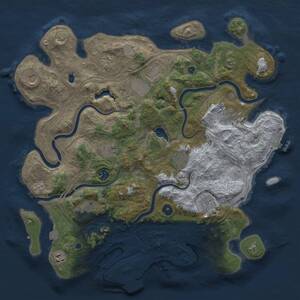 Thumbnail Rust Map: Procedural Map, Size: 4250, Seed: 1082224328, 17 Monuments