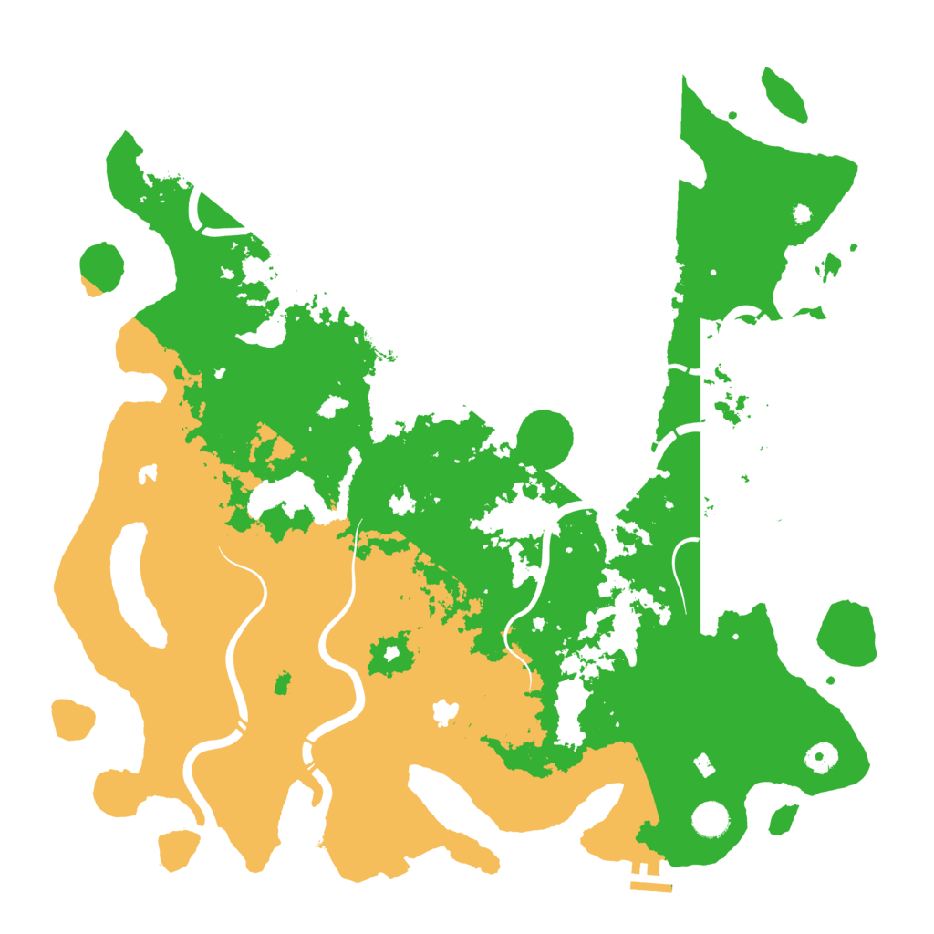 Biome Rust Map: Procedural Map, Size: 4500, Seed: 5263
