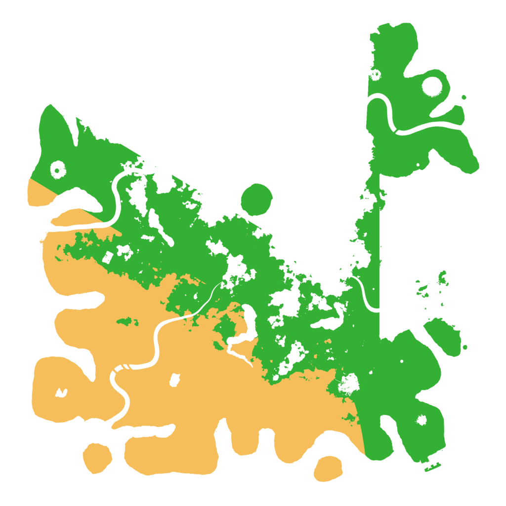 Biome Rust Map: Procedural Map, Size: 4500, Seed: 1237882676