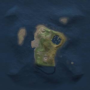Thumbnail Rust Map: Procedural Map, Size: 1500, Seed: 1254, 3 Monuments