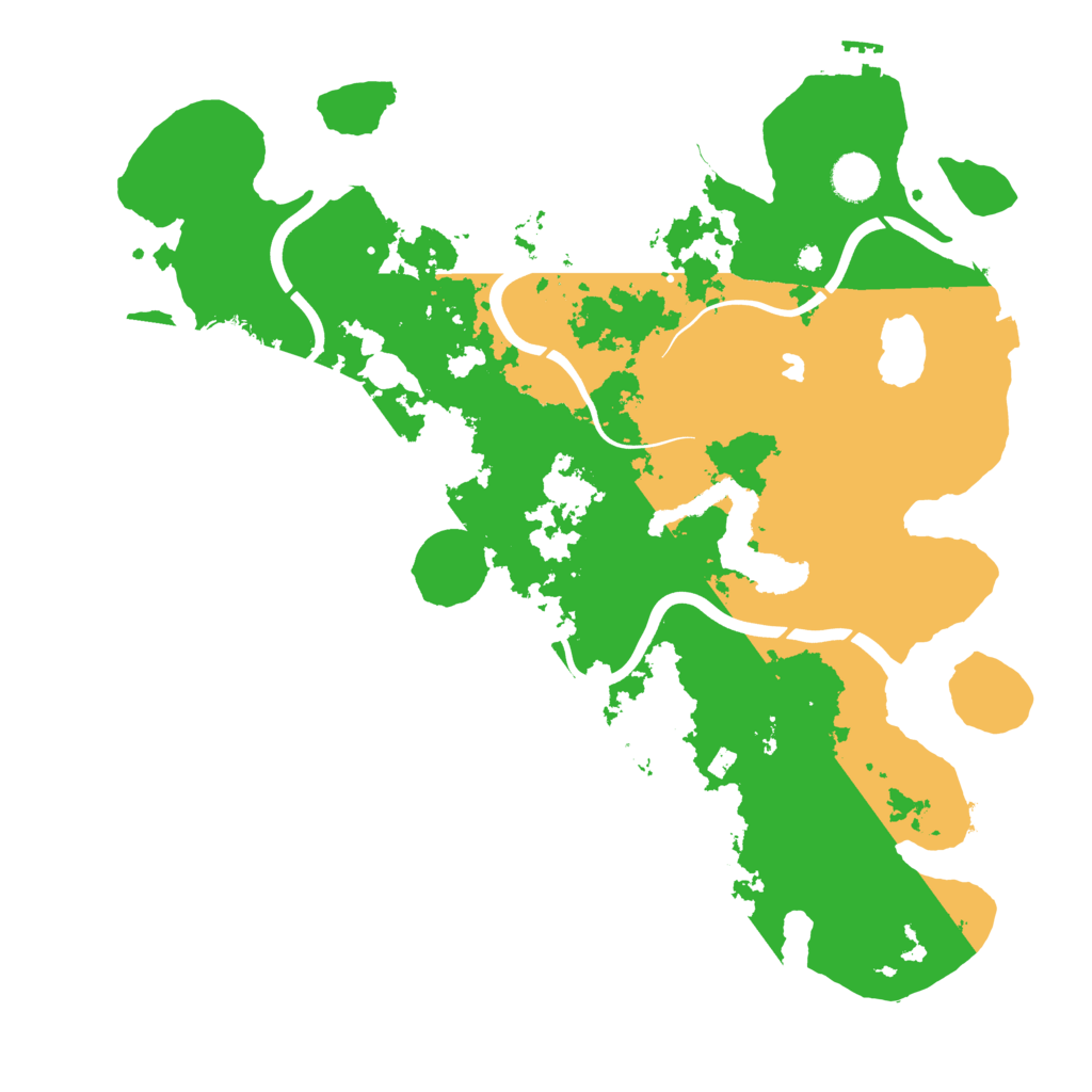 Biome Rust Map: Procedural Map, Size: 4000, Seed: 1376771777