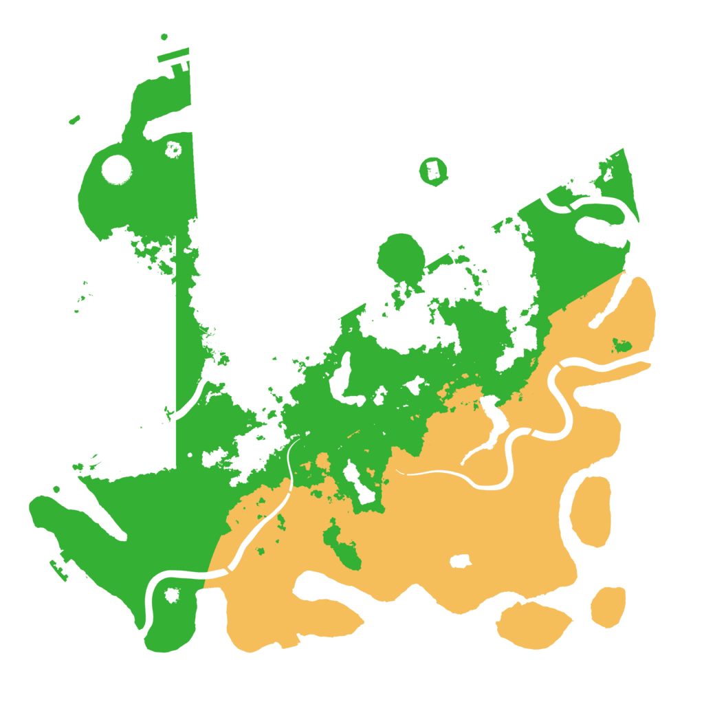 Biome Rust Map: Procedural Map, Size: 4250, Seed: 580448943