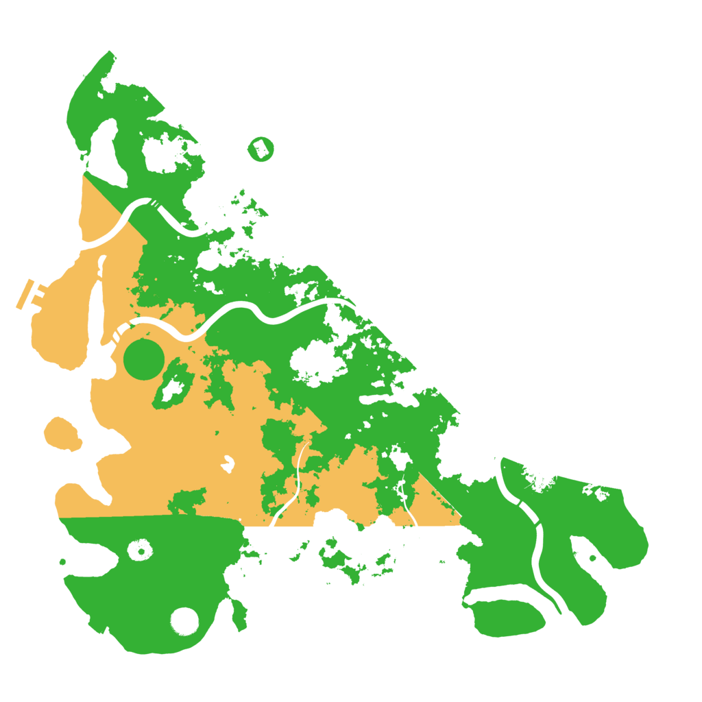 Biome Rust Map: Procedural Map, Size: 4500, Seed: 998976111
