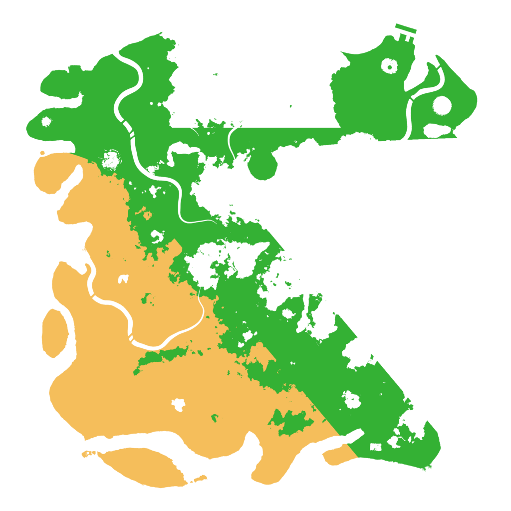Biome Rust Map: Procedural Map, Size: 4800, Seed: 45821086