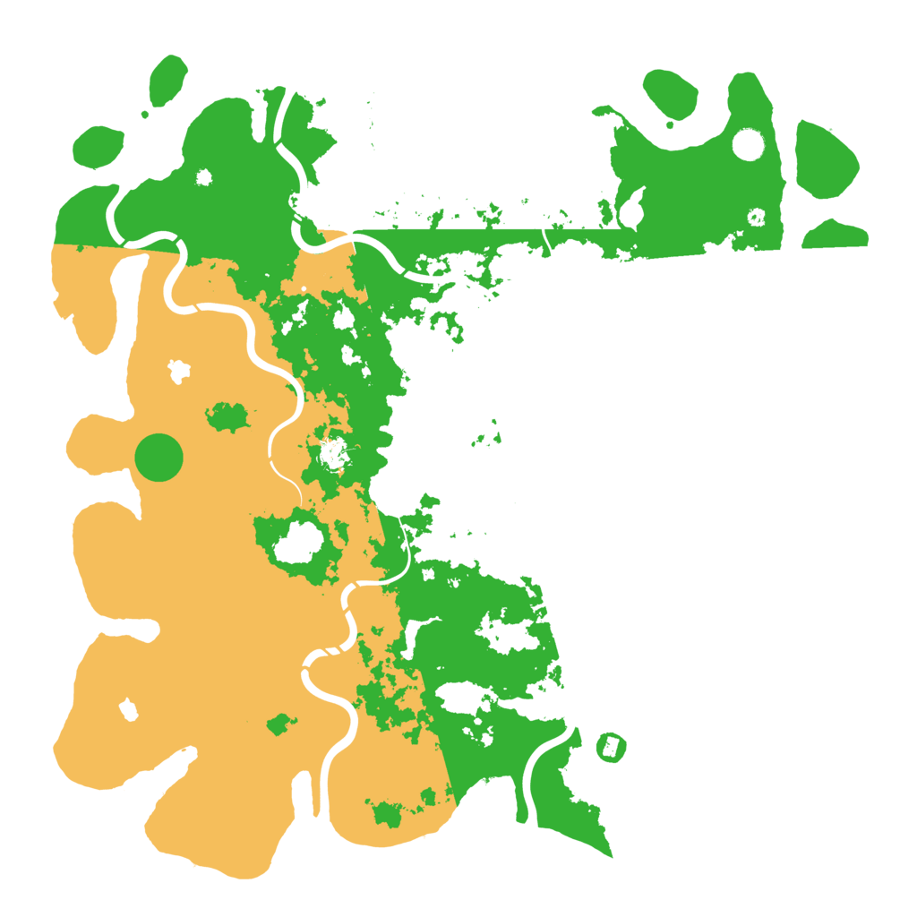 Biome Rust Map: Procedural Map, Size: 5000, Seed: 465843946