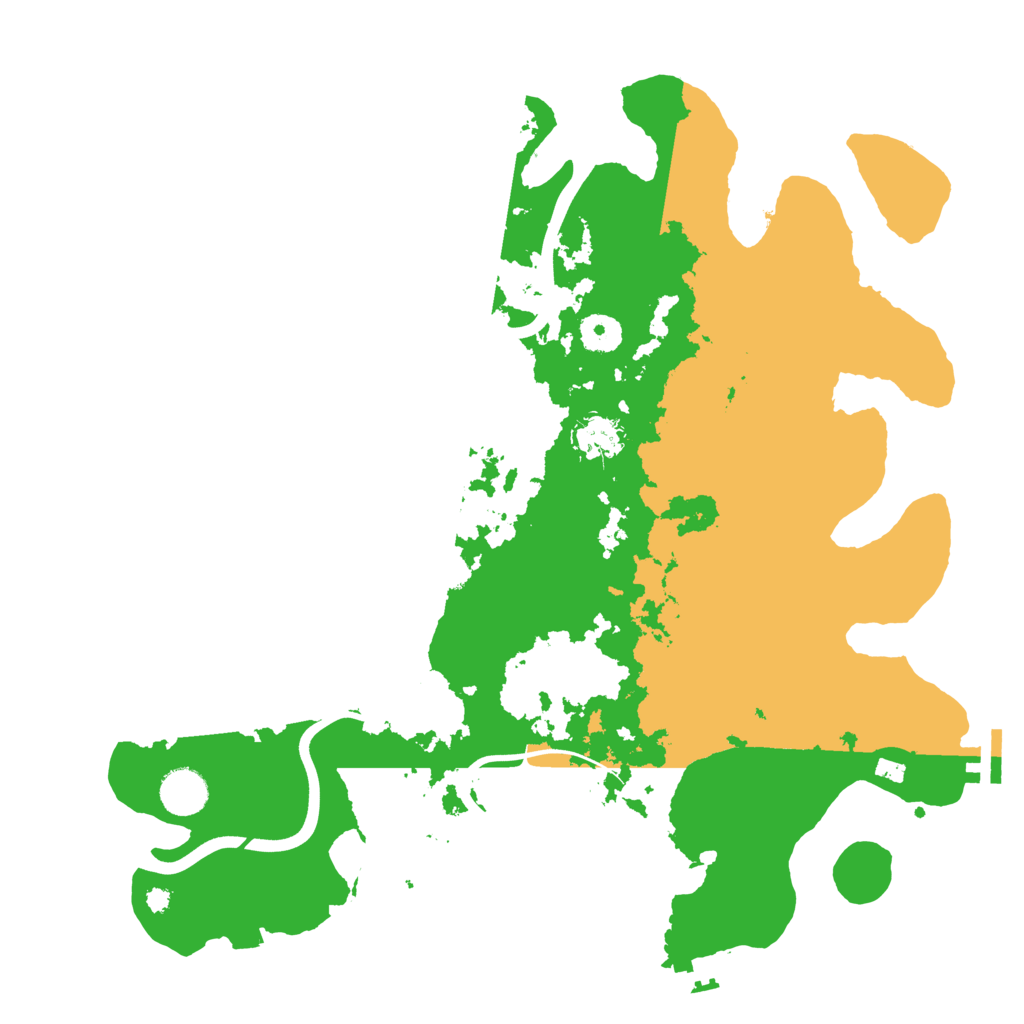 Biome Rust Map: Procedural Map, Size: 3800, Seed: 151577851