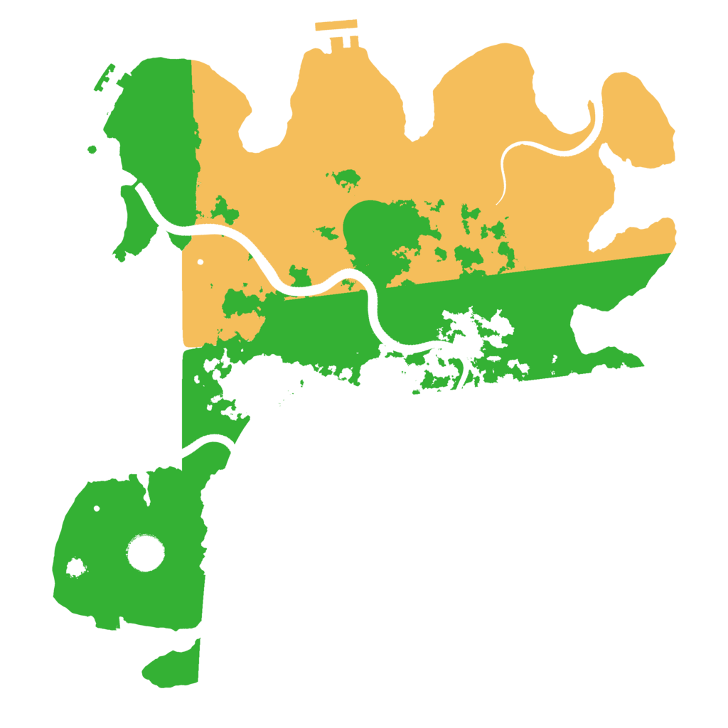 Biome Rust Map: Procedural Map, Size: 3500, Seed: 971626561