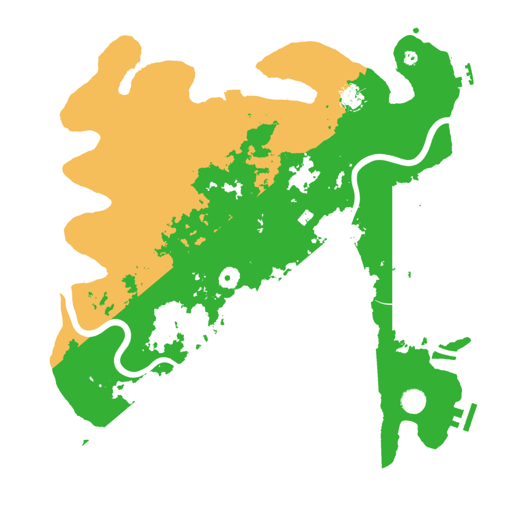 Biome Rust Map: Procedural Map, Size: 3700, Seed: 1364901476