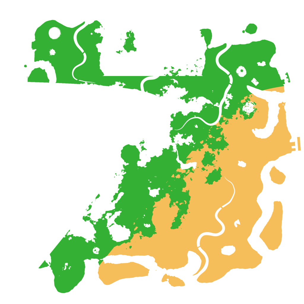 Biome Rust Map: Procedural Map, Size: 4500, Seed: 112701