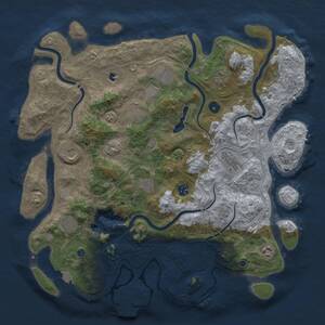 Thumbnail Rust Map: Procedural Map, Size: 4250, Seed: 1929643065, 16 Monuments
