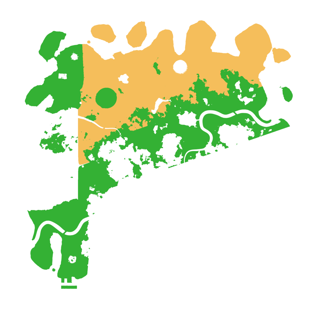 Biome Rust Map: Procedural Map, Size: 4000, Seed: 8909