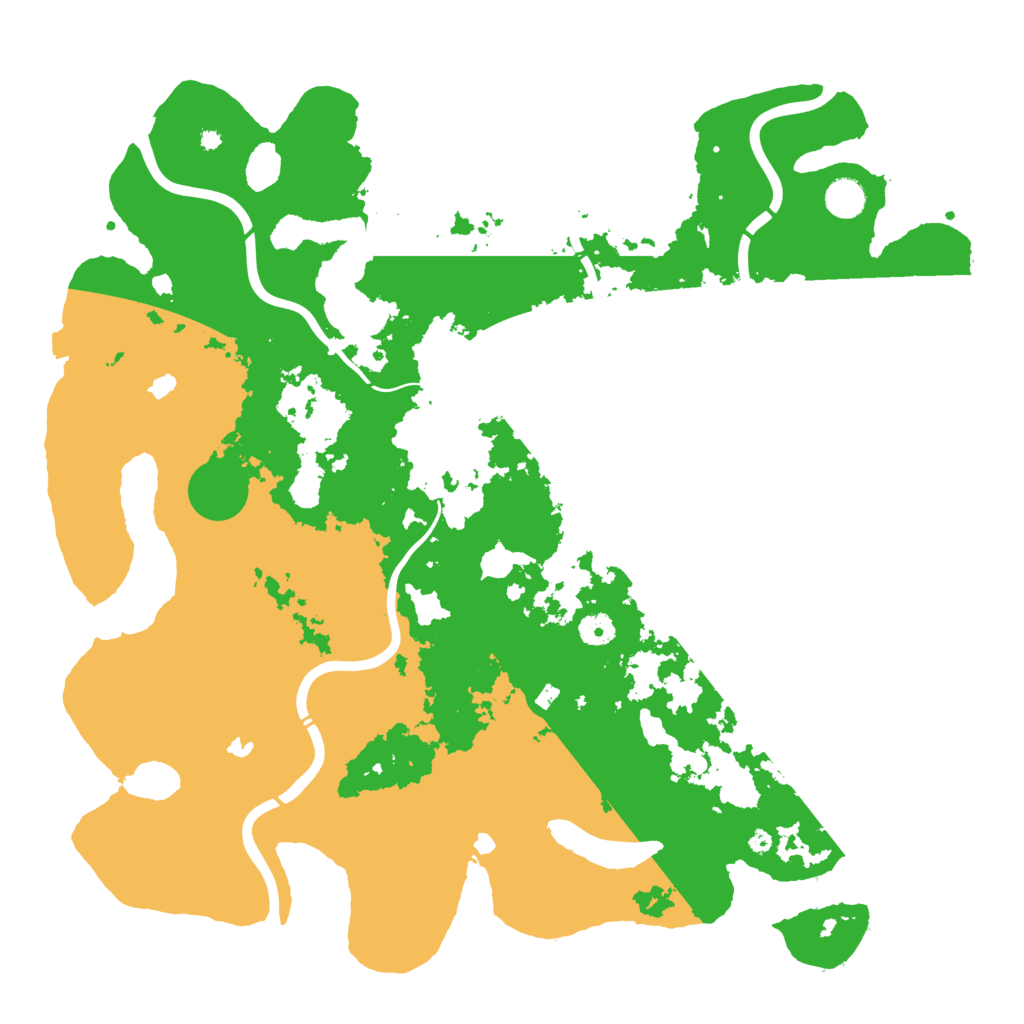 Biome Rust Map: Procedural Map, Size: 4500, Seed: 964964100