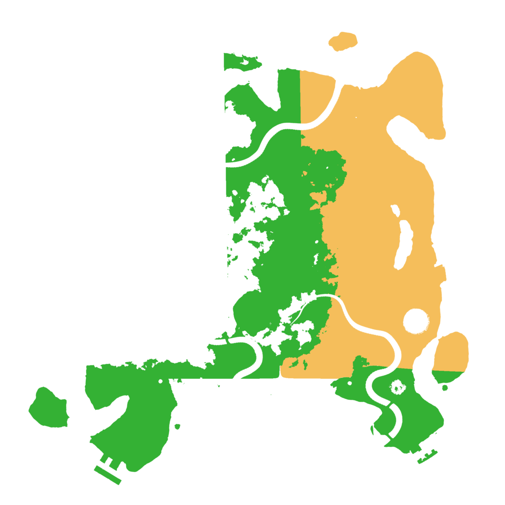 Biome Rust Map: Procedural Map, Size: 3500, Seed: 29081989