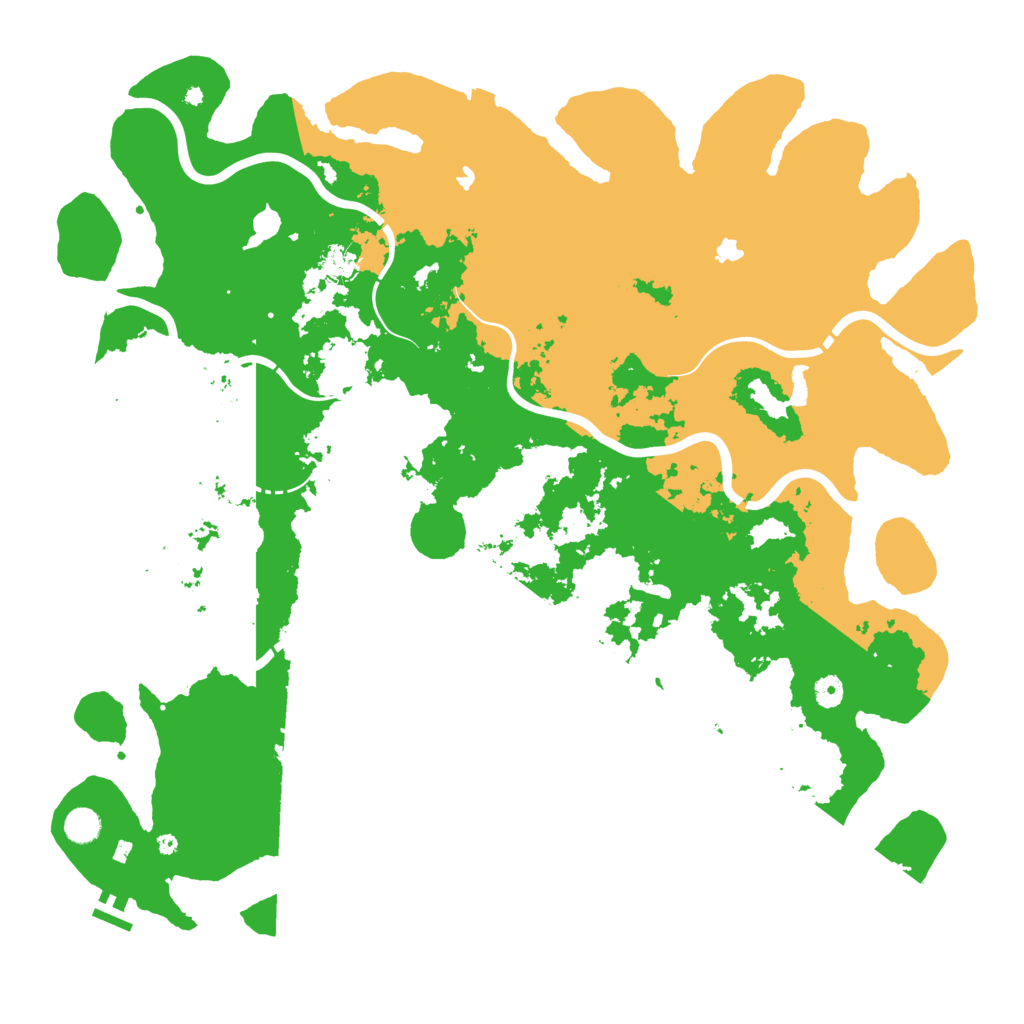 Biome Rust Map: Procedural Map, Size: 5000, Seed: 9700811